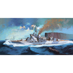 Academy 14105 HMS Warspite Queen Elizabeth Class Battleship 1943 1:350 Model Kit