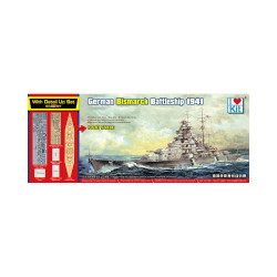 I Love Kit 65701 German Bismarck Battleship 1:700 Model Kit
