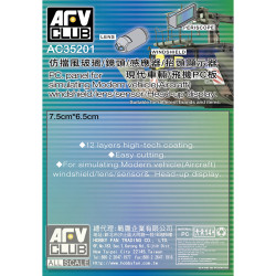 AFV Club AC35201 PC Panel for Modern Aircraft 1:35 Model Kit