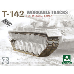 Takom 2164 US T-142 Workable Tracks for M48/M60 Family 1:35 Model Kit