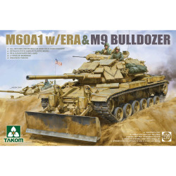 Takom 2142 M60A1 w/ ERA & M9 Bulldozer attachment 1:35 Model Kit