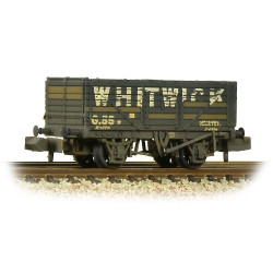 Graham Farish 377-094 7 Plank Wagon End Door 'Whitwick' Grey [W, WL]