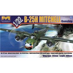 Hong Kong Models 01E03 B-25H Mitchell 'Gun Ship' 1:32 Model Kit