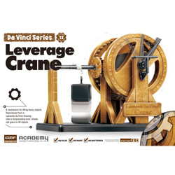 Academy 18175 Da Vinci Leverage Crane Model Kit