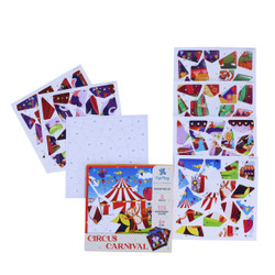 PepPlay 20602 Educational Sticker Puzzle – Circus Carnival