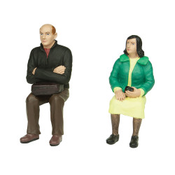 Bachmann Scenecraft 16-704 Sitting Man and Woman