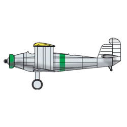 Trumpeter 6248 TG-2 Torpedo Bomber (qty 6) 1:350 Model Kit