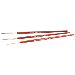 Model Maker Three Paint Brushes (Sizes 000, 0 & 2) Model Tool MM004