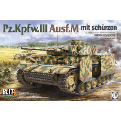 Takom 8002 PzKpfw III Ausf M mit schürzen Blitz 1:35 Model Kit