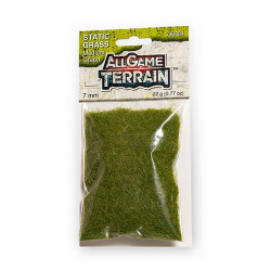 All Game Terrain 6584 7 mm Medium Green Static Grass Wargaming Miniature Base Terrain & Diorama