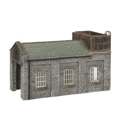 Bachmann Scenecraft 42-0002 Stone Engine Shed with Tank N Gauge