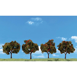 Woodland Scenics TR3591 2"-3" Classic Apple Trees (4/Pk)