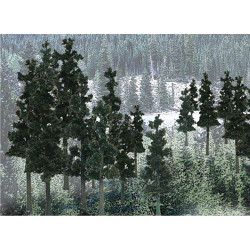 Woodland Scenics TR1580 2¼"-4" Ready Made Pine Value Pack (33/Pk)