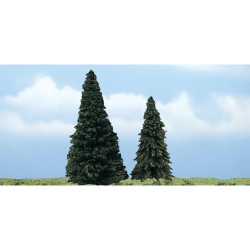 Woodland Scenics TR1626 4"-5" Premium Evergreen (2/Pk)