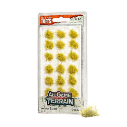 All Game Terrain 6630 Yellow Seed Tufts Wargaming Miniature Base Terrain & Diorama
