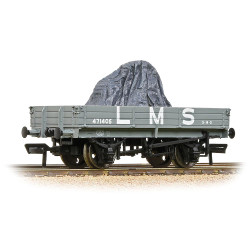 Bachmann Branchline 37-937 3 Plank Wagon LMS Grey [WL]