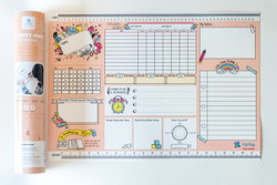 PepPlay 20201 Activity Mats Planner -Peach