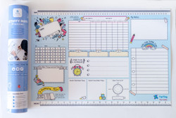 PepPlay 20202 Activity Mats Planner - Blue