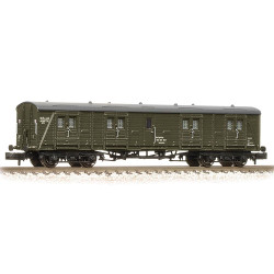 Graham Farish 374-633 SR Bogie B Luggage Van BR Departmental Olive Green