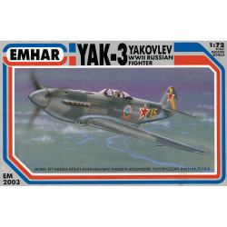 Emhar 2003 Yak-3 Soviet WWII Fighter 1:72 Model Kit