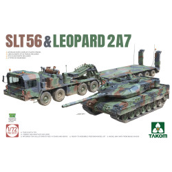 Takom 5011 Faun SLT-56 Franziska & Leopard 2A7 1:72 Model Kit
