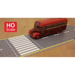 Proses 3D-UV-01 HO Scale UV Printed 3D PVC Road Set (Cobblestone)