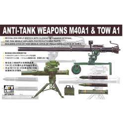 AFV Club AF35021 Anti-tank Weapons (106mm TOW) 1:35 Model Kit