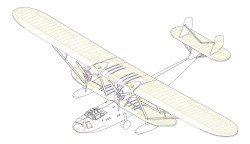 Trumpeter 6285 Consolidated P2Y (qty 6) 1:350 Model Kit