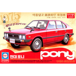 Academy 15137 Hyundai Pony 1:24 Model Kit