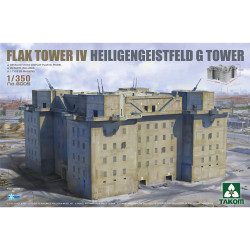 Takom 6005 Flak Tower IV – Heiligengeistfeld G-Tower, Hamburg 1:350 Model Kit