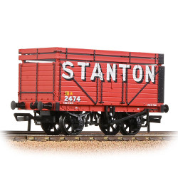 Bachmann Branchline 37-206B 8 Plank Wagon Coke Rails 'Stanton' Red
