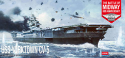 Academy 14229 USS Yorktown CV-5 "Battle of Midway" 1:700 Model Kit