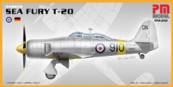 PM Model 212 Hawker Sea Fury T-20 1:72 Model Kit