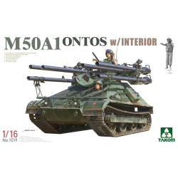 Takom 1019 US M50A1 Ontos w/ interior, Vietnam 1:16 Model Kit