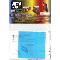 AFV Club AC35015 Anti-reflection Lens Coating Leopard 1:35 Model Kit