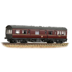 Graham Farish 374-880 LMS 50ft Inspection Saloon BR Maroon (Black Ends)