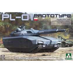 Takom 2127 Polish PL-01 Prototype Light Tank 1:35 Model Kit