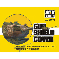 AFV Club AC35001 Gun Shield Cover for M41 1:35 Model Kit