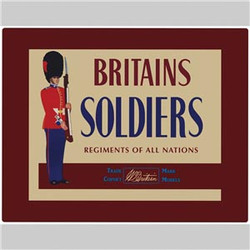 W Britain B11001 Britains Soldiers, Regiments of all Nations Metal Sign 16" x 12.5" 1:30 Model