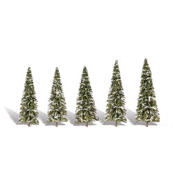 Woodland Scenics TR3567 2 "-3 ½" Classic Snow Dusted (5/Pk)