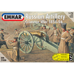 Emhar 7208 Russian Artillery Crimean War 1854-56 1:72 Model Kit