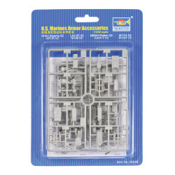 Trumpeter 6640 US Marines Armour Accessories (8 types, 2 ea) 1:350 Model Kit
