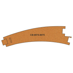 Proses CB-8074-5 10 X Pre-Cut Cork Bed for R8074-8075 Curve Points