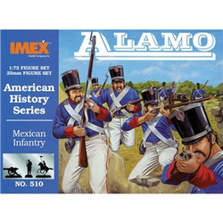 Imex 510 Mexican Infantry at Alamo 1:72 Plastic Model Kit