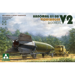 Takom 2110 V-2 Rocket Vidalwagen Hanomag SS100 1:35 Model Kit