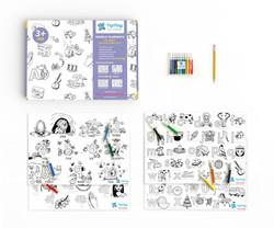 PepPlay 20205 Doodle Placemats – My First Educational Set