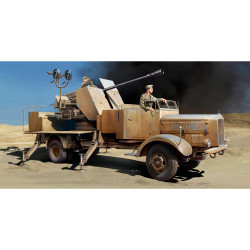 Trumpeter 9595 German L4500A, WWII Armoured Gun Truck w/ 5cm FlaK 41 I 1:35 Model Kit