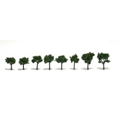 Woodland Scenics TR1501 ¾"-1¼" Ready Made Medium Green (8/Pk)