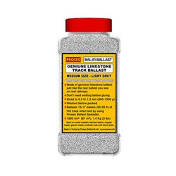 Proses BAL-N-01 1.4 Kg (3 lbs) Authentic Limestone Ballast HO/OO Light Grey