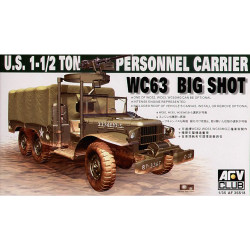 AFV Club AF35S18 WC63 Big Shot 1½ ton 6x6 Personnel Carrier 1:35 Model Kit